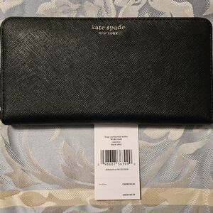 Kate Spade Black Continental Wallet